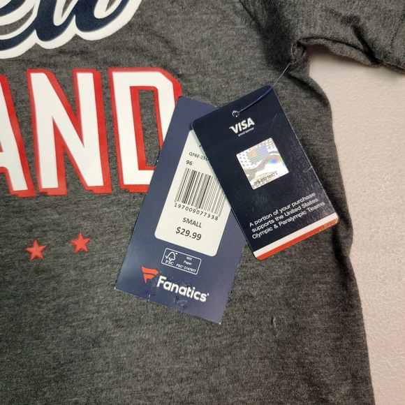 Fanatics Gray United We Stand USA Olympics T-shirt Size S - Picture 4 of 4